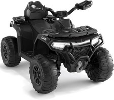 Kinder Elektro Quad 12V ATV Offroad mit Fernbedienung, LED, Musik, 2 Motoren