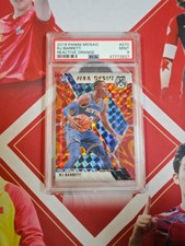 2019-20 Panini Mosaic Base Rookie Reactive Orange RJ Barrett PSA 9