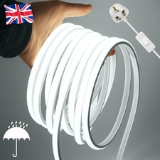 230V COB LED Strip Light Cuttable Rope Waterproof Kitchen Under Cabinet Garden
