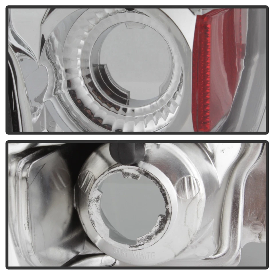 Luces traseras Spyder Auto 5003317 estilo euro cromadas/claras 87-96 Ford Bronco/F150 Foto 4 de 4