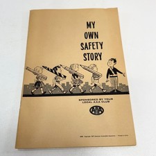 AAA My Own Safety Story Booklet Safety Patrol Book 1967