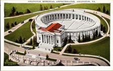 Postcard Arlington Memorial amphitheater, Arlington, Virginia KG4