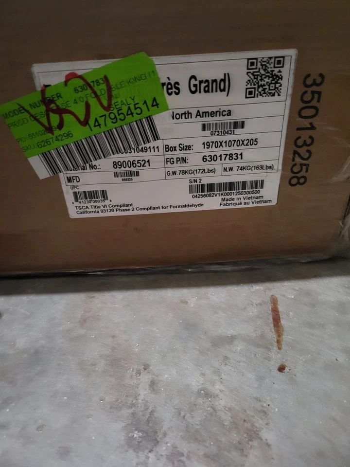 Base de cama eléctrica ergonómica ajustable tamaño king con inclinación independiente y control remoto Foto 2 de 4