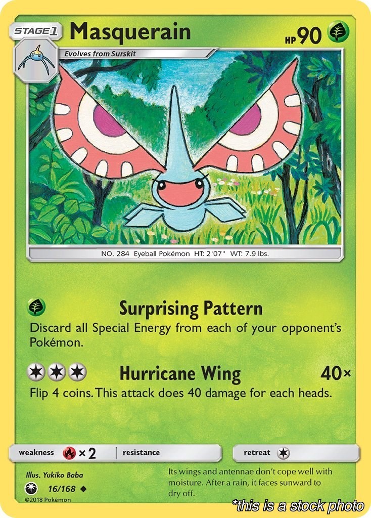 Masquerain - 16/168 - SM - Celestial Storm - NM