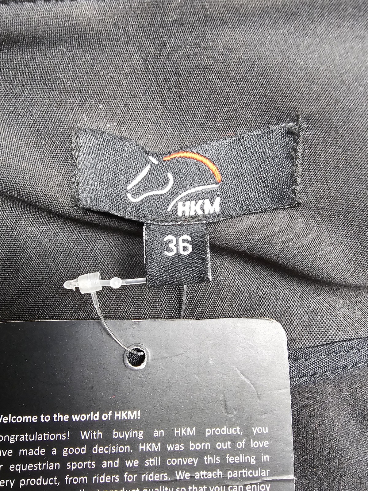 HKM Jacket Womens 36 Black Alison Competition Show Equestrian Riding Coat Sport