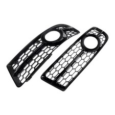Waben Nebel -Kühlergrillabdeckung Für Audi A4 B7 S-Line S4 2005-2008 Black,