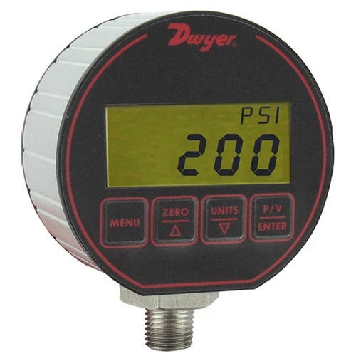 Dwyer DPG-200 3-in-1 Digital Pressure Gauge,0.25% Accu, -14.70 - 0 psi