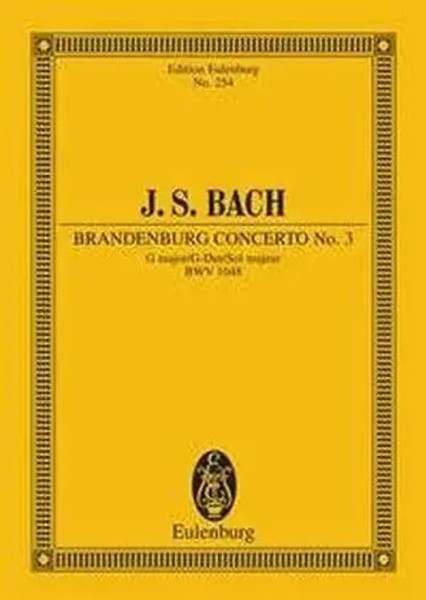 Brandenburg Concerto No 3 In G Major | Johann Sebastian Bach | Deutsch | 1985-image