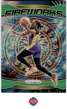 2024 Panini Prizm WNBA #1 Zia Cooke Fireworks Prizms Green