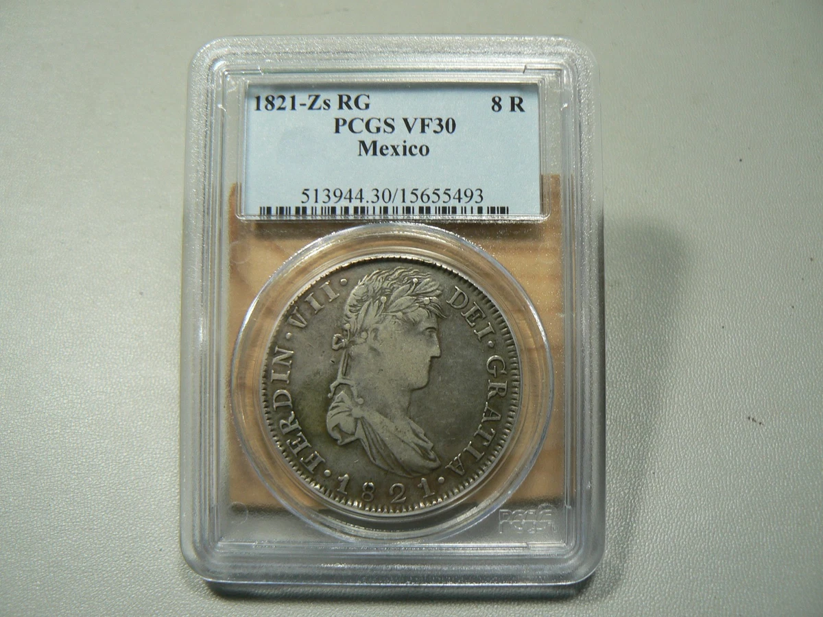 9544 1821年メキシコ8レアル 1821 8 Reales Colonial Mexico Coins for sale | eBay