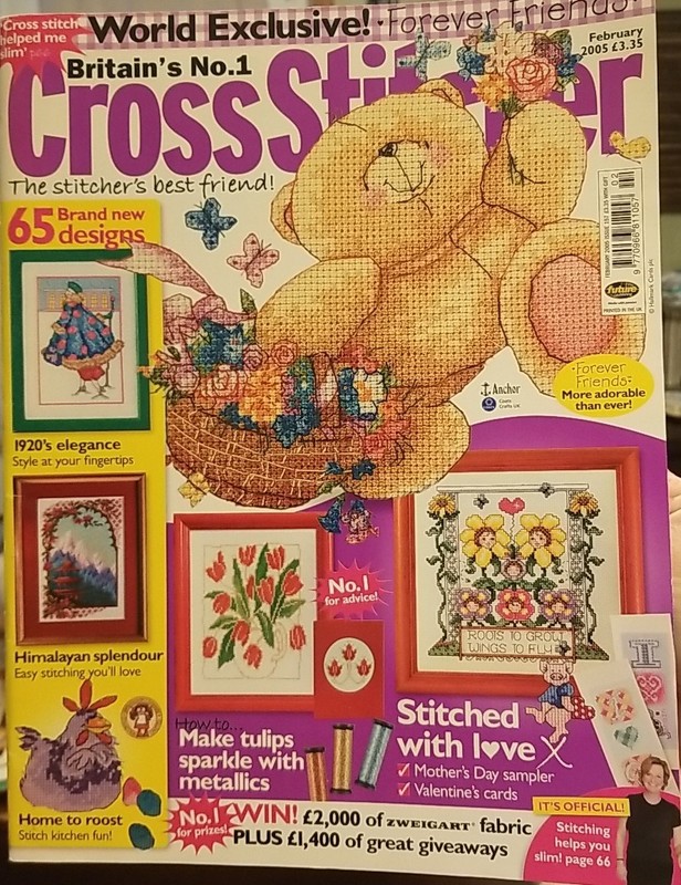 Cross Stitcher Magazine February 2005 Issue 157 Himalayas Forever Friends...