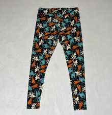 Lularoe Aladdin Disney Knit Leggings Womens Tall Curvy Colorful Rajah Genie Abu