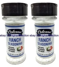 2 Packs Colonna Ranch Seasoning, Dips Dressing And More 3.5 Oz (99g) Each SEALED