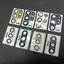 Camera Lens Protector 9H Glass Metal Ring HD Clear Full Cover For S25 S24 S23