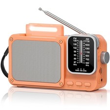 Portable Radio AM FM with Best Reception, Bluetooth Transistor Radio,