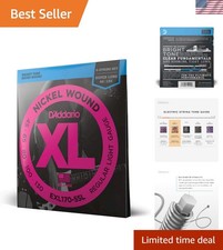 Electric Bass Guitar Strings, XL Nickel, -5SL, Regular Light Gauge 45-130, Su...