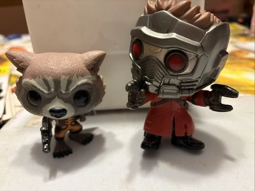 Funko Marvel Guardians of the Galaxy Star-Lord & Rocket Bobblehead 2014