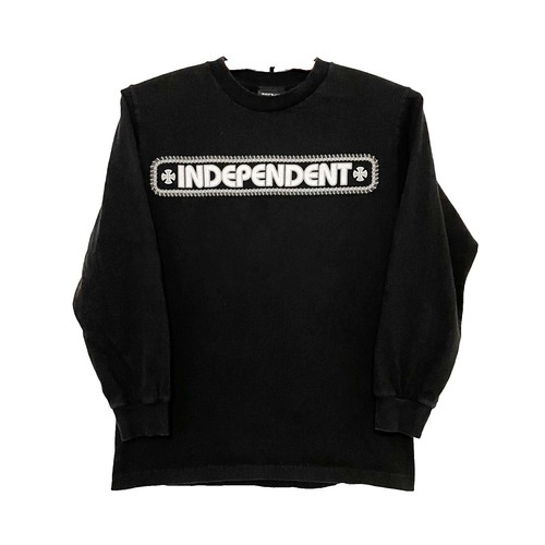 Vintage Independent Truck Co NHS Tag Tee Black Size Medium | eBay