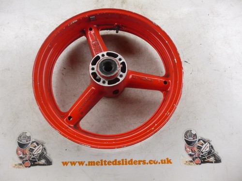 Suzuki GSXR 600 750 SRAD TL Hayabusa Pair Red Wheels Rims AJT Front 6" Rear BOA - Picture 2 of 9