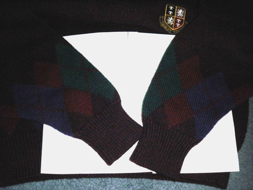 Gap Vtg. Polo Sweater Men L Heather Burgundy Wool Collared Long Sleeve - Picture 10 of 13