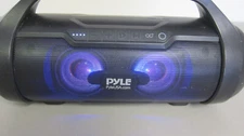 PYLE  PBMWP185 - Bluetooth BoomBox Speaker  W/Built-in RGB Lights, FM Radio