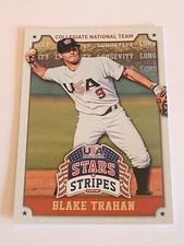 2015 Blake Trahan SP Longevity Foil Panini USA Stars & Stripes