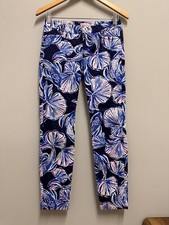 Lilly Pulitzer Kelly Skinny Ankle Multicolor Women's Pant Sz 0