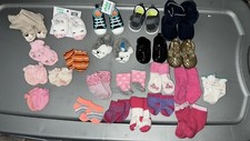 48 Piece Lot - Baby Girl Boy Shoes / Booties / Slippers / Socks/Mittens