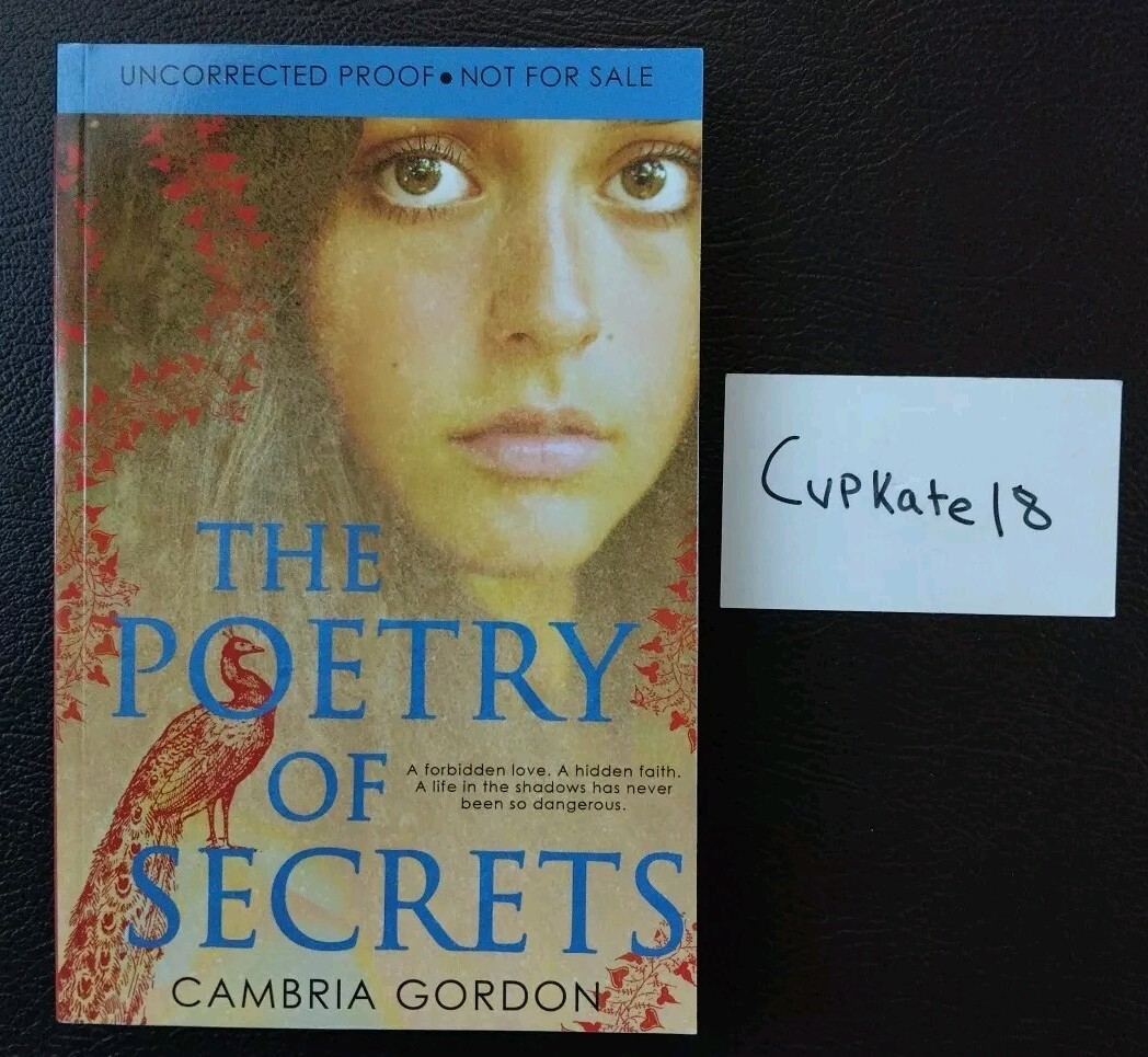 The Poetry of Secrets by Cambria Gordon 2/21 Paperback NEW ARC Advance Copy