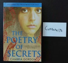 The Poetry of Secrets by Cambria Gordon 2/21 Paperback NEW ARC Advance Copy