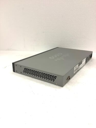 Cisco SF300-24P 24-Port 10/100 PoE Managed Ethernet Switch WORKING FREE SHIPPING - Picture 4 of 11