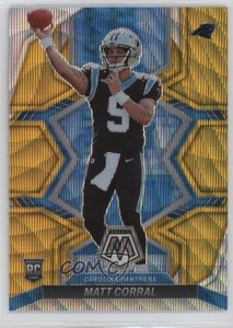 2022 Panini Mosaic Football Gold Wave Matt Corral #304
