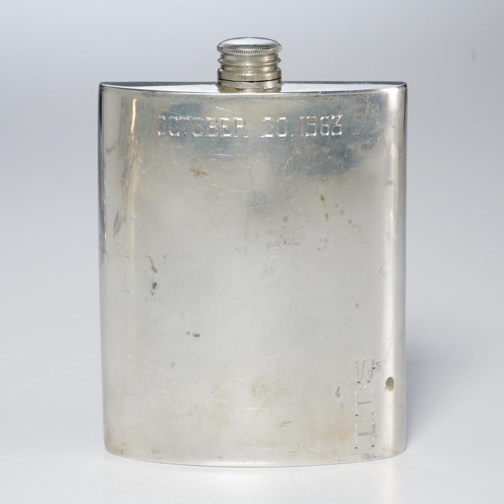 Vintage Sheffield England 8 oz Pewter Flask, 1963 | eBay