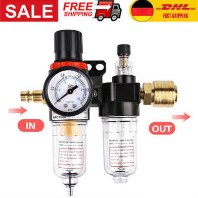 Druckluft Öler Wartungseinheit-Druckminderer Wasserabscheider Filter Kompressor