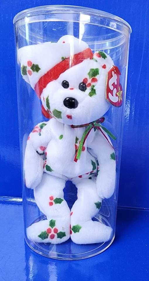MINT Rare 1998 Holiday TEDDY Ty Beanie Baby PE - Image 2 of 4