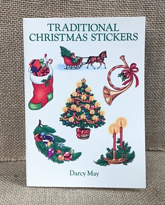 Vintage Dover Darcy May Christmas Sticker Booklet Junk Journaling Scrapbooking