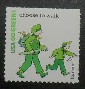 4524e MNH 2011 FCF Go Green choose to walk exercise for health save $ energy