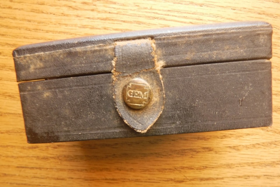 Gem Cutlery Co. USA Safety Razor, Blade Holder IOB eBay