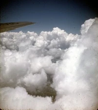 Vintage Stereo Realist Photo 3D Slide ABOVE THE CLOUDS OVER CUBA 1958 02