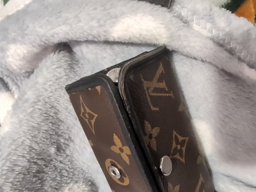 VERY USED LOUIS VUITTON Monogram Macassar Multicles Key Case 4 keys - Picture 17 of 24