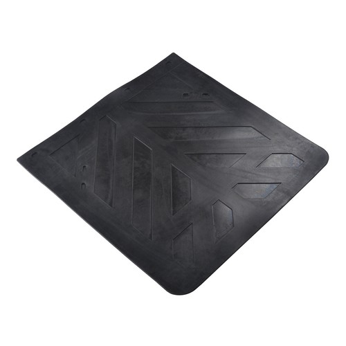 Pair 24" x 24" Mud Flaps Heavy Duty Rubber For Semi Truck Trailer Black - Picture 5 of 8