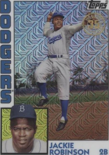 2019 Topps Silver Pack - 1984 Topps Baseball Jackie Robinson #T84-6 for ...