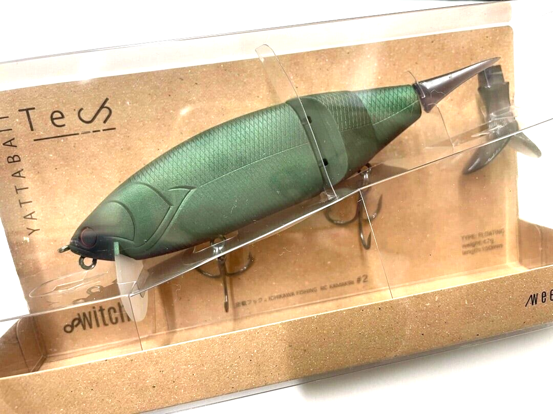 weeble YATTABAIT Tech Stealth Green Color 1.65oz Swimbait Floating