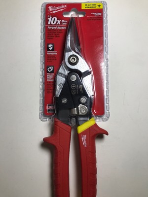 STRAIGHT CUTTING AVIATION SNIPS STEEL TIN Milwaukee Cutter Sheet Metal