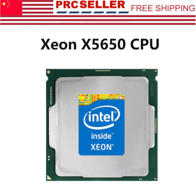 Xeon X5650 2.67GHz 6-Core 12 Threads 12M SLBV3 LGA 1366 Server CPU Processor 95W