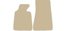 Vorne Fußmatten Velour Beige für BMW 5 E34 limousine, kombi 1987-1996 14xRand