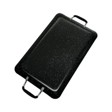 19" x 11.5" Heavy Gauge Aluminum Nonstick Double Griddle, Frying Pan Cook