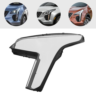 Headlight Lens Cover For Cadillac XT4 Driver Left Side Headlamp Cover 2018-2021