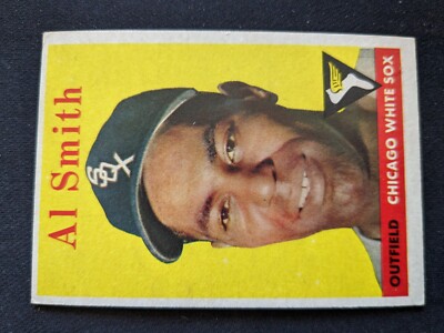 1958 Topps Baseball Card # 177 Al Smith - Chicago White Sox (EX)
