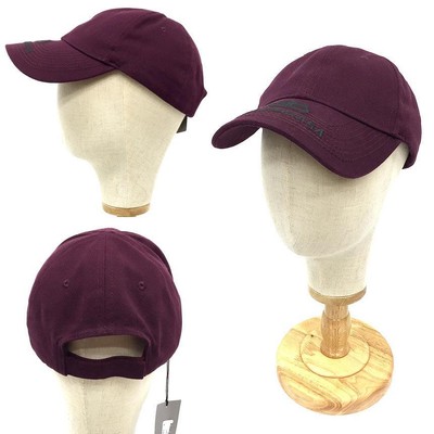 BALENCIAGA Authentic Baseball Cap Hat Logo Bordeaux Color Unisex 